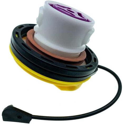 Convient aux modèles Jaguar XE/XF/XJ/XFR8/E-PACE/RF/IPACE. Bouchon de remplissage de réservoir de carburant jaune (LR053666).