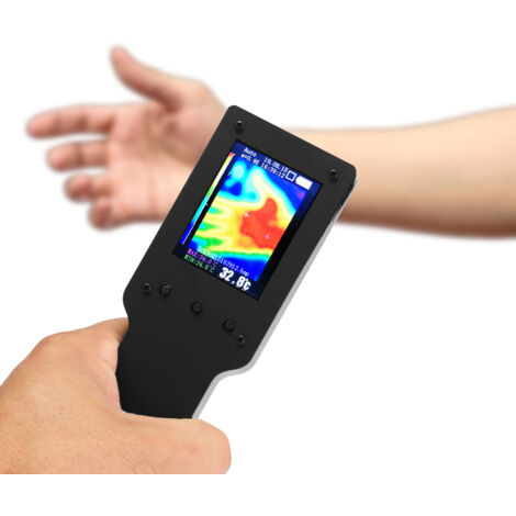 Caméra thermique infrarouge portable avec écran LCD numérique de 2,4 pouces, instrument de mesure et outil de détection multifonctionnel