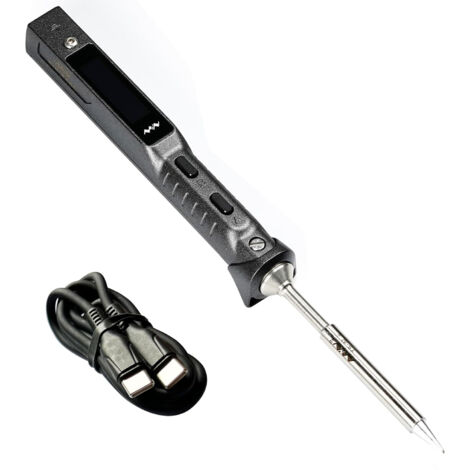 Fer à souder intelligent TS101 65W, portable USB-C, écran LCD, température réglable, veille auto, version améliorée TS100, avec panne TS-B2