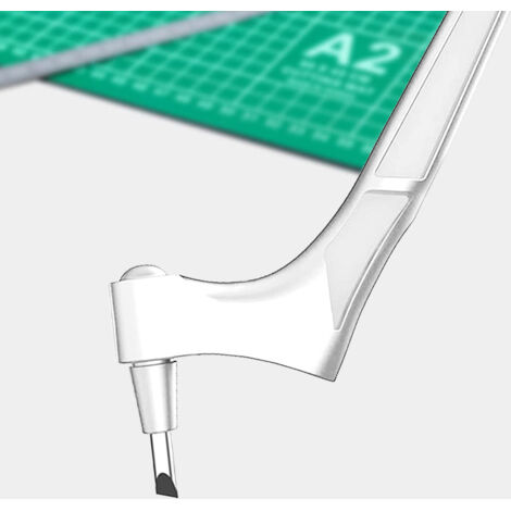 Outils de découpe pour loisirs créatifs : couteaux de précision en acier inoxydable avec outil de découpe rotatif à 360° pour les arts, le scrapbooking, les pochoirs (noir) (1/5)