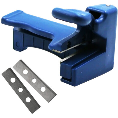 Machine à plaquer les chants pour le travail du bois, bande de plaquage pour panneaux, tête de coupe linéaire en PVC, couteau de ligature (outil de coupe manuel simple)