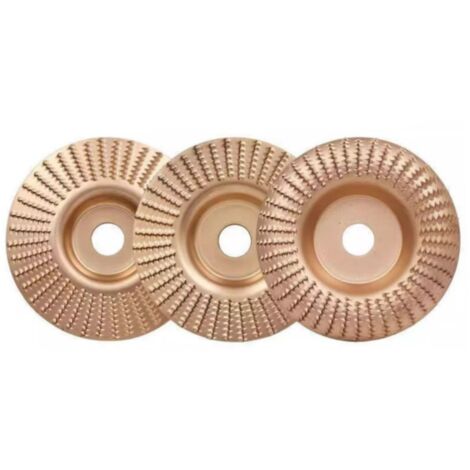 Disque de polissage pour meuleuse d'angle 100x15mm  Lot 3  Compatible type 100  Pour bois, surfaces planes/inclinées/courbes  Bricolage et atelier