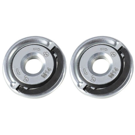 Écrous de blocage pour meuleuse d'angle, accessoire pour meuleuse d'angle, outil de serrage rapide M14 14 mm (1/5)