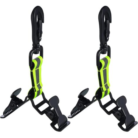 Lot de 2 clips de sécurité pour gants de travail, porte-gants, clip ceinture pour pompiers et secouristes (1/5)