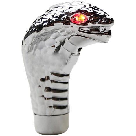 Cobras Snake Car Gearbox Handle With Led Light Gear Shift Knob Stick Car Modification Shift Lever Pomo Palanca Cambio Colour: red light (1/5)