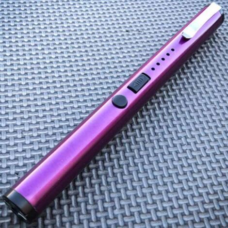 High Voltage Stun for Women Self Defense Safety Protection Easy to Hide Outdoor USB Rechargeable with LED Flashlight Safety Electric Shock Selfdefense Outdoor