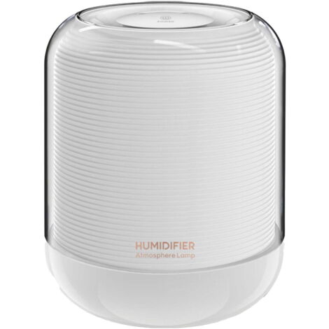 Humidificateur double buse 3L – Silencieux arrêt auto, grande capacité, aromathérapie toute nuit, bureau / chambre, cadeau Fête des Mères (Blanc) (1/5)
