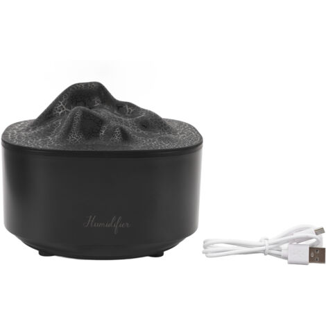 Diffuseur Lava Mountain 1,5L USB – Grand format LED colorées, brume fraîche, chambre / bureau, effet lave, cadeau imposant Fête des Mères (1/5)