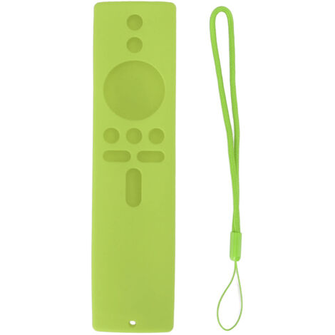 Étui de protection antidérapant en silicone pour télécommande Xiaomi Mi Box S et Xiaomi Mi TV Stick, vert fluorescent