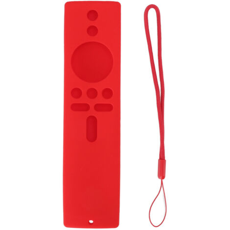 Étui de protection antidérapant en silicone pour télécommande Xiaomi Mi Box S et Xiaomi Mi TV Stick (rouge)