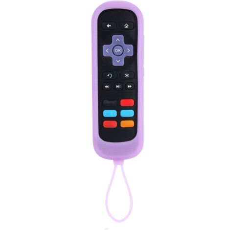 Étui silicone lumineux pour télécommande Roku – Protection douce – Anti-salissure – Compatible TCL, Hisense, Onn, Sharp, etc. (1/5)