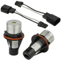 Ampoules LED 5W Angel Eyes (anneau lumineux) compatibles BMW E39 E60, blanches, lot de 2