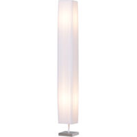 Lampadaire de style moderne pour le salon, lampadaire avec interrupteur pour le salon et la chambre, 120 cm, blanc