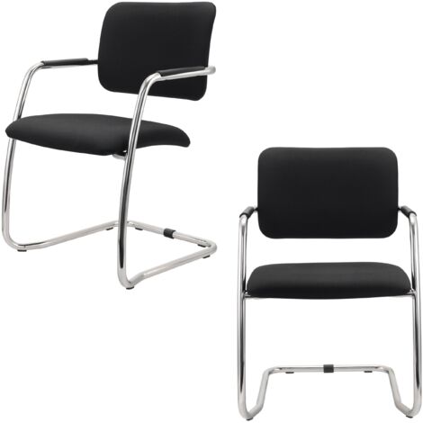 bümö Schwingstuhl Freischwinger (2er-Set)     Schwarz (1/5)