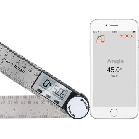 Niveau Angle Digital Atelier Rapporteur Numérique/inclinomètre Digital LCD 0-360° - Base Magnétique - Pour Menuiserie, Métallerie... Entraineur De Compteur
