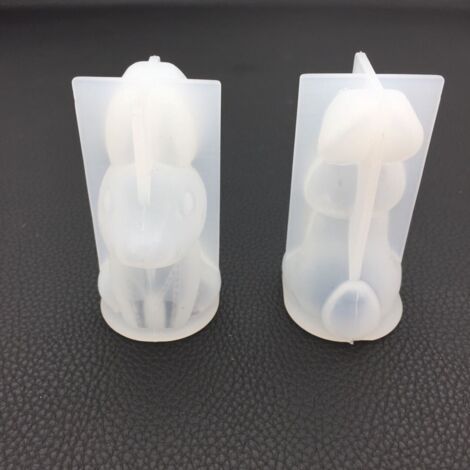 Moule Silicone 3D En Forme D'ange – Facile à Démouler, Pour Résine, Chocolat, Cire, Savon, Argile – Taille Env. 7.5x8.5 Cm - 10