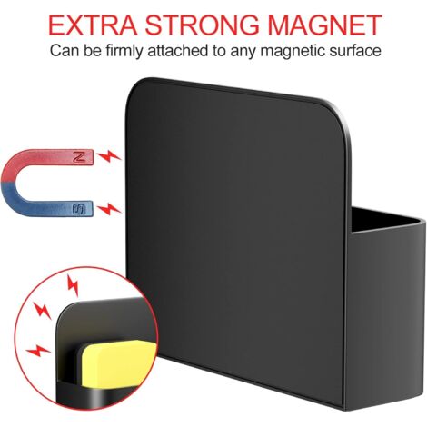 Porte-stylos Magnétique Organisateur - Pour Tableau Blanc, Frigo - 2 Tailles, Aimant Puissant - 3