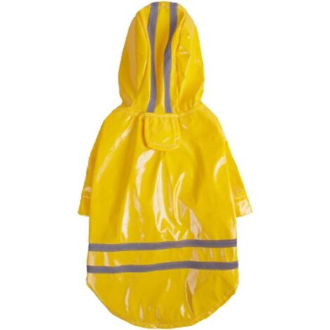 Veste De Pluie Intégrale Pour Chien - Avec Capuche, Protection Queue Et Pattes, Bande Réfléchissante - Imperméable, Pour Randonnée, Neige, Sorties Quotidiennes