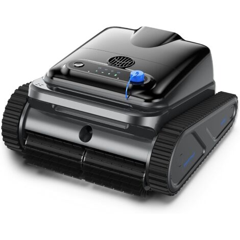 Robot Piscine, Aspirateur Piscine sans Fil, pour piscines enterrées, Nettoyage des parois, 130min d'autonomie de Batterie, Planification Intelligente de l'itinéraire, pour Les piscines jusqu'à 200㎡ (1/5)