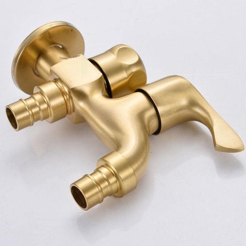 Cadenas Robinet Exterieur Robinet Laiton Verrouillable 1/2 Pouce - Pour Jardin Et Extérieur - Économie D'eau Avec Système Sécurité Robinet 1/2 Pouce - 2