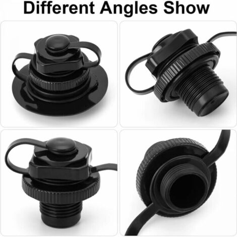 Valve De Gonflage Pour Bateau – 2 Pièces, Diamètre 22 Mm, Filetage Boston – Adaptée Canoë, Kayak, Paddle – Joint Anti-fuite, PVC Résistant