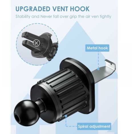 Support Téléphone Voiture, Support Voiture Auto Universel Ventouse Reglable Support Et Un Bouton De Liberation 92271750