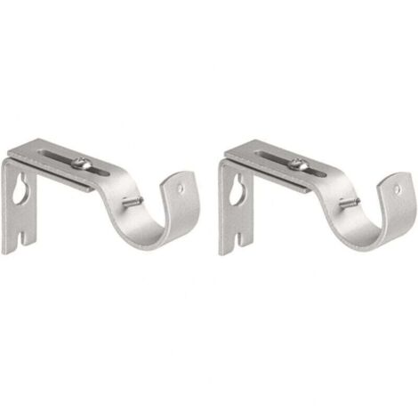 Lot De 8 Supports De Tringle à Rideau Tige Sans Forage Support De Barre Auto Adhesif Transparentnoir 92390158