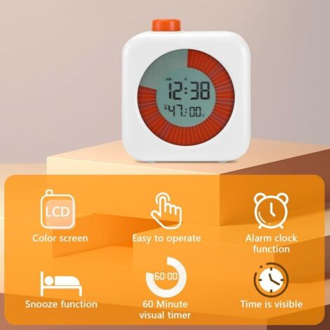 HOTUT Minuteur Visuel Enfant, Chronomètre et Compte à Rebours pour