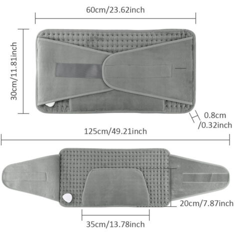 Coussin Aux Noyaux De Cerises 40x30 - Bouillotte Micro-ondes - Coussin Thermique - Coussin Aux Graines - Compresse Chaude Ou Froide (6 Compartiments; Design: Rouge Et Blanc