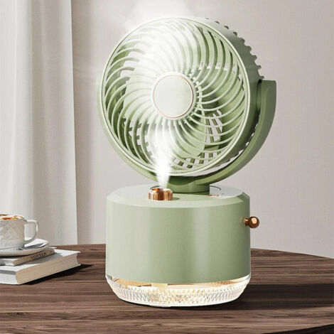 Ventilateur Portable USB Rechargeable – Climatiseur De Poche – 4000mAh, 15h D’Autonomie – Pour Voyage, Plage, Bureau