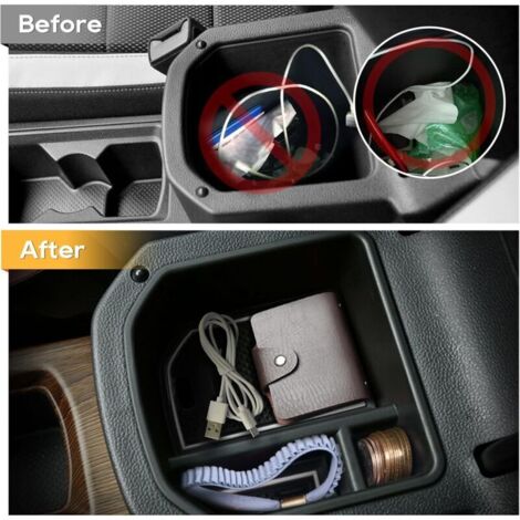 Organisateur Latéral Pour Siège De Voiture - En Tissu Oxford, 42 X 14 Cm - Poches Multiples Pour Téléphone, Boissons, Cartes, Parapluie - Fixation Par Sangles élastiques