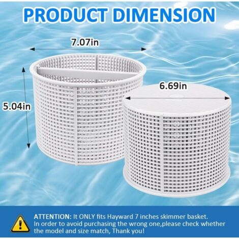Raypontia Panier De Skimmer Piscine,Paniers De Filtre Pour Piscines