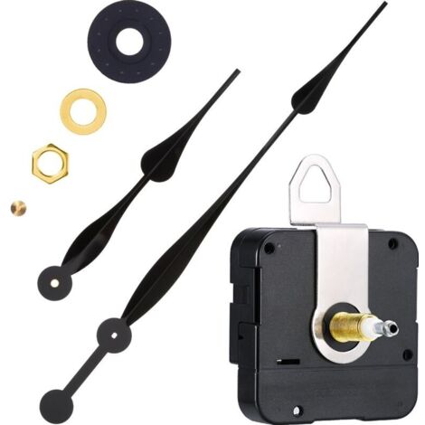 Mécanisme D'horloge Quartz Silencieux - 3 Pièces Avec 7 Paires D'aiguilles, Remplacement Ou Bricolage Horloge Murale