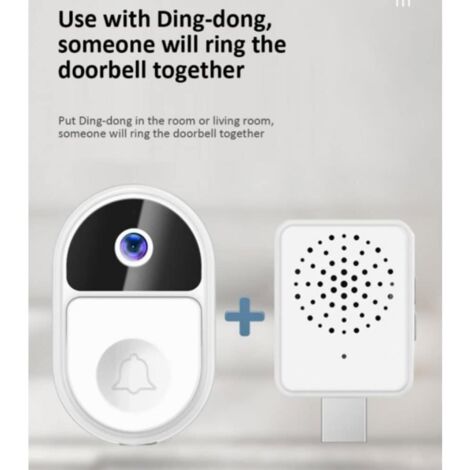 Sonnette vidéo Wi-Fi HD Ring 1080p - Nickel satiné Guadeloupe Sonnette vidéo Wi-Fi HD Ring 1080p - Nickel satiné Guadeloupe