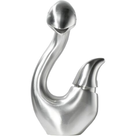 Robinet de lavabo de salle de bain - Robinet de lavabo monotrou à une poignée - Robinet de bain en laiton pour lavabo, nickel brossé, 1 trou, moderne pour toilettes(Avec Tuyaux) (1/5)