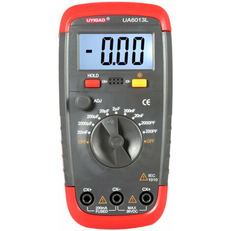 UYIGAO UA6013L haute précision numérique LCD condensateur Capacitance mètre testeur (1/5)