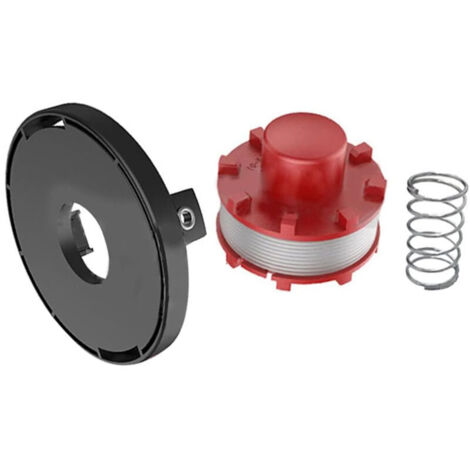 CHOYCLIT Bobine de fil et capuchon de bobine pour débroussailleuse Einhell CECT 36/30 LI E SOLO, AGILLO 36/255 BL (1/4)