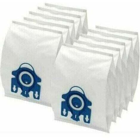 10 Pièces Sacs d’Aspirateur Compatibles avec Miele HyClean 3D Efficiency GN, Complete C2 C3, Classic C1, S2000 S5000 S8000, Sacs à Poussière Pièces de Rechange (1/4)