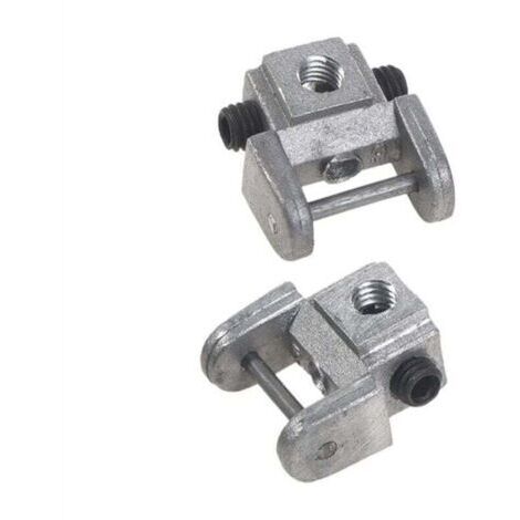 2 Pièces Supports de Lames Scie à Chantourner Adaptateur Conversion Sans Broche Métal