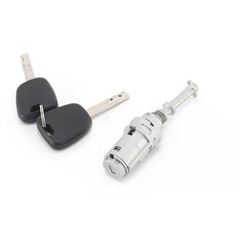 INHHUB KIT Serrure + Barillet pour Porte Avant Gauche Citroen C2 C3 C3 PLURIEL + 2 clés-INHHUB (1/5)