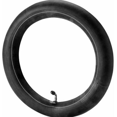 Chambre à air 12 1/2 x 2 1/4 (62-203) valve Schrader coudée universelle vélo moto mobylette（Noir）-1pcs