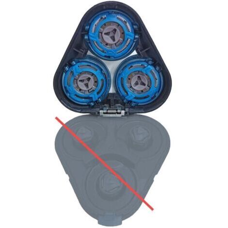 SH50/52 Têtes de Rechange Compatibles avec Philips Serie 5000/6000 (Rasoir Têtes Rondes) Non Compatible avec Modèles Pentagones 5000