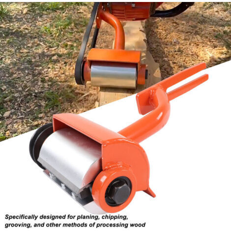 Outil d'écorçage de bois multifonctionnel pour éplucheur de bûches, accessoire de tronçonneuse avec 6 lames allongées pour Husqvarna (1/4)
