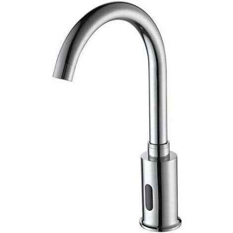 Robinet automatique infrarouge – Sortie d'eau chaude et froide – Technologie sans contact pour lavage hygiénique – Économe en eau