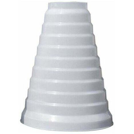 Réducteur universel amélioré plus épais pour systèmes de ventilation 80/200mm de diamètre réducteur de tuyau rond en PVC utilisé avec climatisation pour conduits et ventilateurs d'extraction (8–20 cm) (1/5)
