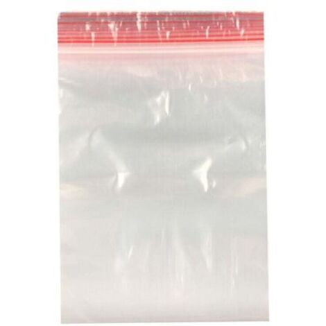 Lot de 100 sachets à fermeture à pression - 25 x 35 cm - En plastique - Fermeture à pression - 40 tailles au choix (1/5)