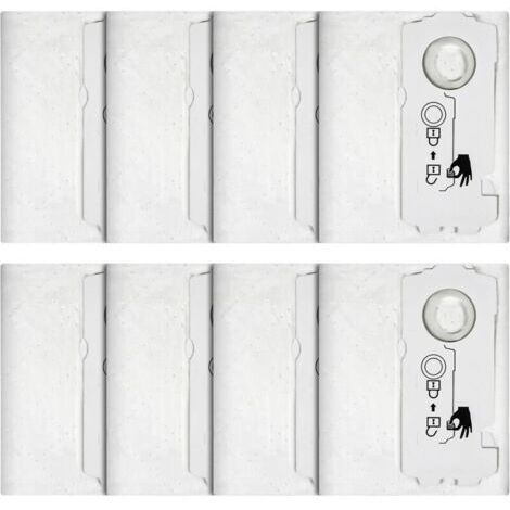 Lot de 8 sacs filtrants SELFCLEAN SC-FIS-CT MINI/MIDI-2/5 pour aspirateur Festool CT MINI/MIDI 2019+, grande capacité, pièces de rechange uniques (1/4)