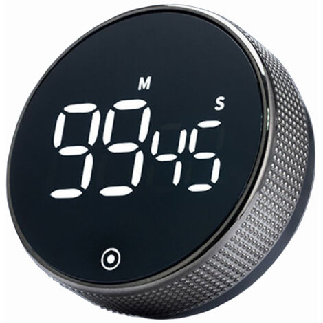 Minuteurs, minuteur de cuisine numérique magnétique avec grand écran LED, compte à rebours/horloge réglable en volume pour les enfants, la cuisine, l'enseignement, l'étude en classe, le fitness et le  (1/5)