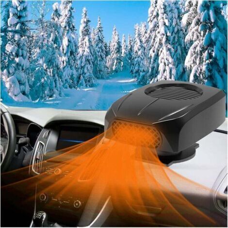 Chauffage de Voiture 3 en 1, 12V Dégivreur de Voiture à Chauffer Rapidement avec Boule Universelle Réglable et Deux Modes pour Hiver Désembuage Dégivrage Conduite Sûre (1/4)