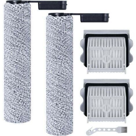 Kit d'accessoires pour aspirateur eau et poussière Roborock Flexi/Flexi Pro avec accessoires de puissance d'aspiration, 2 rouleaux de brosse, 2 filtres HEPA et 1 brosse de nettoyage (1/4)
